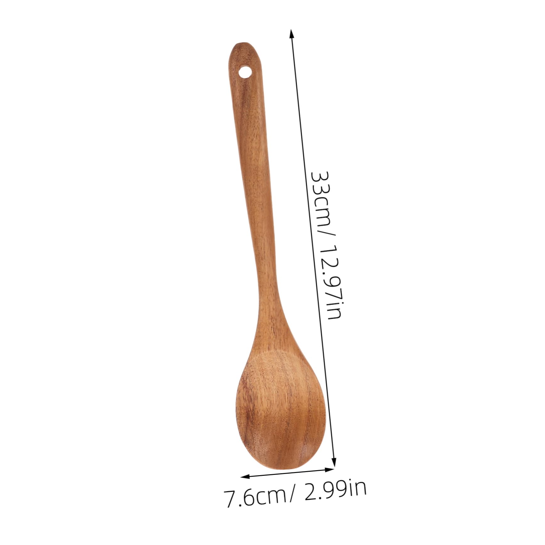 MAGICLULU 4 Sätze Nudellöffel Mit Langem Griff Nudelsieblöffel Gabeln Und Löffel Wok Holzlöffel Kochlöffel Küchenwaren Pfannenwender Aus Holz Großblättrige Akazie Light Brown 2 Stück * 4