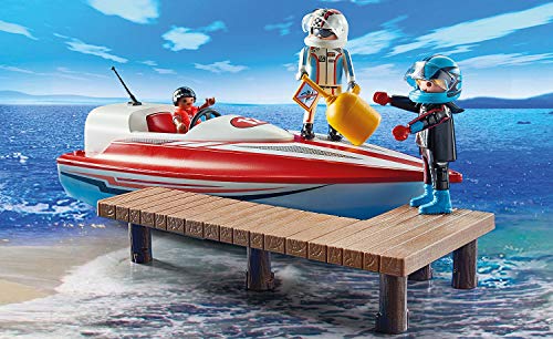 PLAYMOBIL Sports & Action 70744 Speedboot mit Unterwassermotor, Schwimmfähig, Ab 4 Jahren – Bild 6