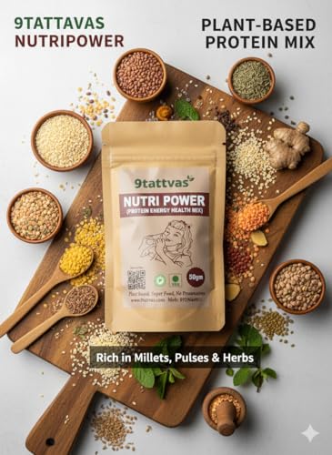 Image of Nutri Power Energy Health Mix | With Millets, Dry Fruits & Soy Protein | High Protein & Fiber Blend | Daily Wellness Drink | 50g Pack of 1