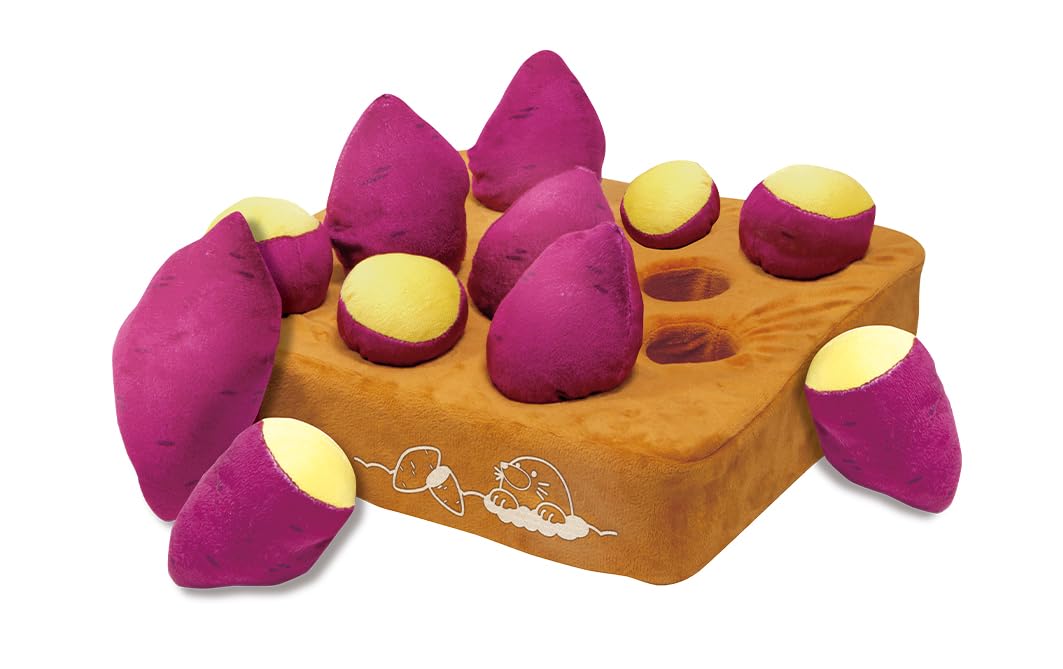 Amazon.co.jp: ふわふわ大収穫 ぬいぐるみ畑さつまいもクッション 1個