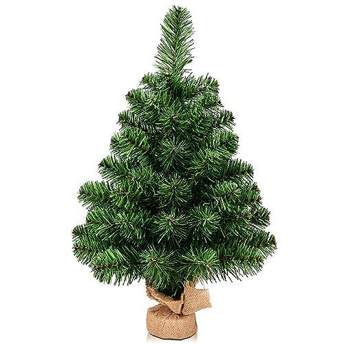 DREAMADE 60cm/90cm Mini Weihnachtsbaum, künstlicher Tannenbaum klein,...