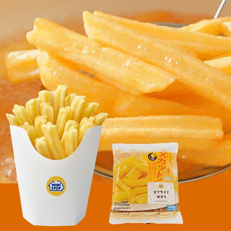 Amazon.co.jp: MINISTOP X Fried Potatoes 1 Bag 500g [Frozen Food