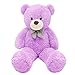 MaoGoLan 47 Inches Giant Teddy Bear Purple 4ft Big Cute Plush Teddy Bear Huge Life Size Teddy Bear Large Stuffed Animal Toys for Girlfriend Children