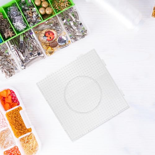 Tableros de cuentas fusibles de plástico resistente para crear figuras sin deformarse 6