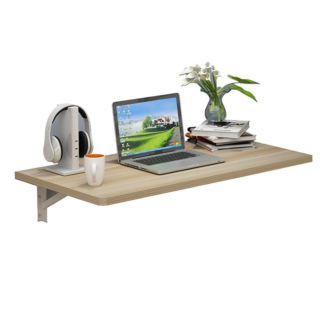 Table pliante murale en bois rabattable pour bureau à domicile et cuisine