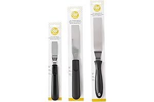 Wilton Offset Spatulas Set of 3 for Advanced Cake Decorating