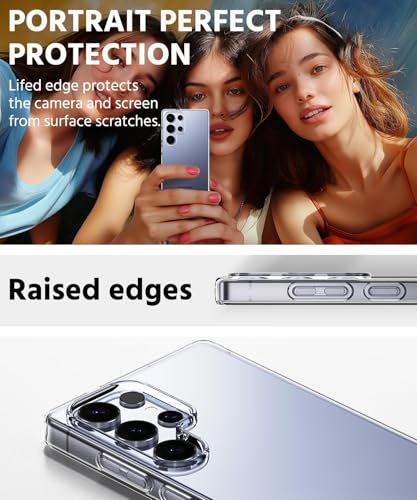 Image of NISHTECH for Premium Transparent Hybrid Soft Slim Dust Proof Back Case Cover with Camera Protection AS14