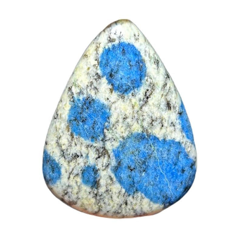 Jaspe K2 cabochon poire 36x28mm pour réparer ou fabriquer un pendentif facilement
