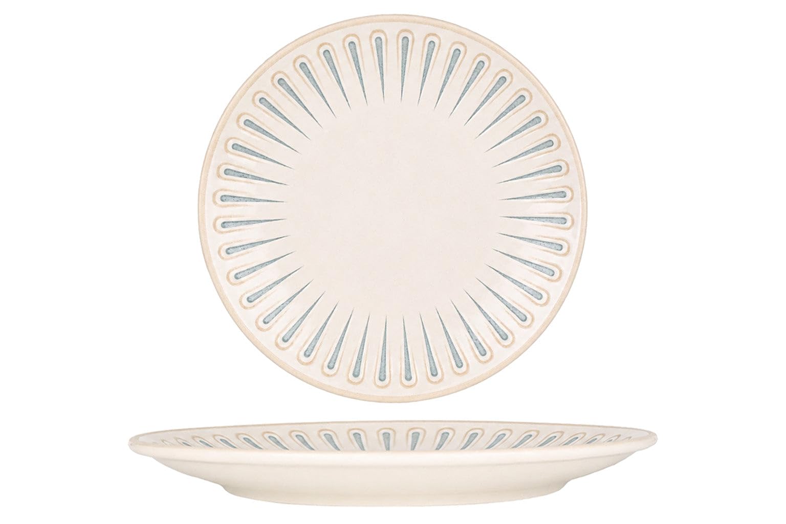 Rinart Assiette à dîner - Sierra - Porcelaine - 30 cm - lot de 6