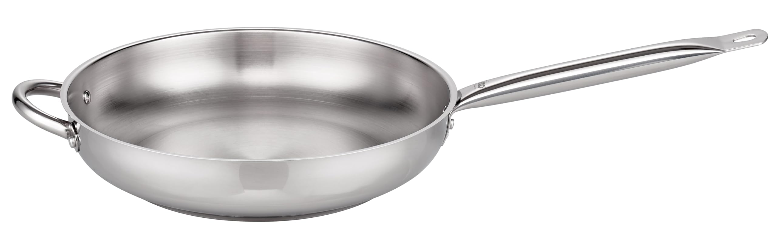 ELO Padella in acciaio inox 18/10 a induzione 32 cm – Tutti i fuochi compatibili – acciaio inossidabile, grigio 3