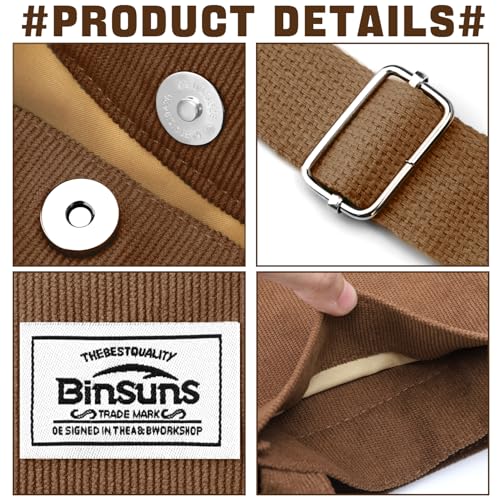 Image of Corduroy Tote Bag for Women Small Satchel Bag Mini Tote Bag Aesthetic Crossbody Handbag - School Work Travel Shopping