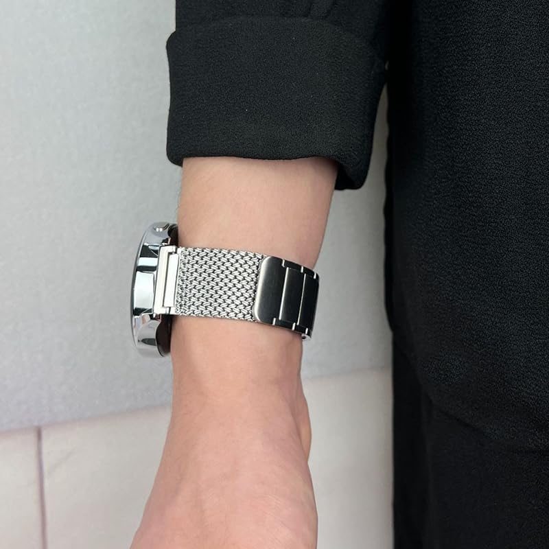 Bande magnétique de 22 mm pour la Montre GT 4 3 Pro 46mm 2e Bracelet en Acier Inoxydable Ultime