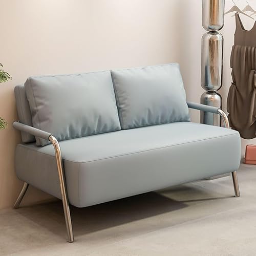 ソファーベッド 2人掛け ソファベッド ローソファー 高反発スポンジ リ キャットスクラッチレザー クライニング 一人暮らし 長さ65/115/125×幅65×高さ70cm 複数の色をご用意 防水性と防汚性、耐摩耗性と耐傷性 リビングルーム、書斎 (ライト