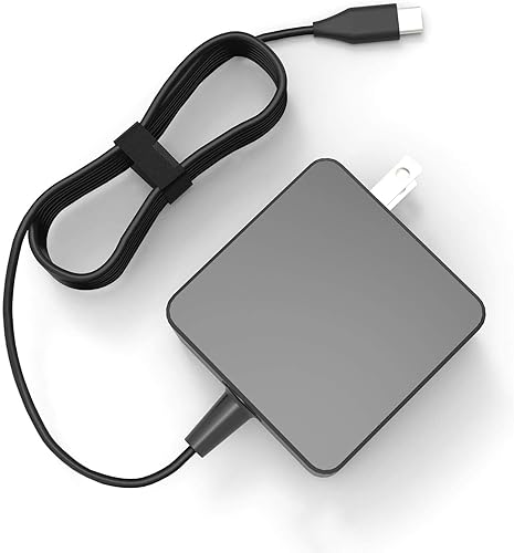 Miniatura 1 de Cargador USB-C de 45 W para cargador Chromebook Cargador Samsung Chromebook, AsusLenovoAcerHPDell Chromebook USB C, cargador de carga rápida para