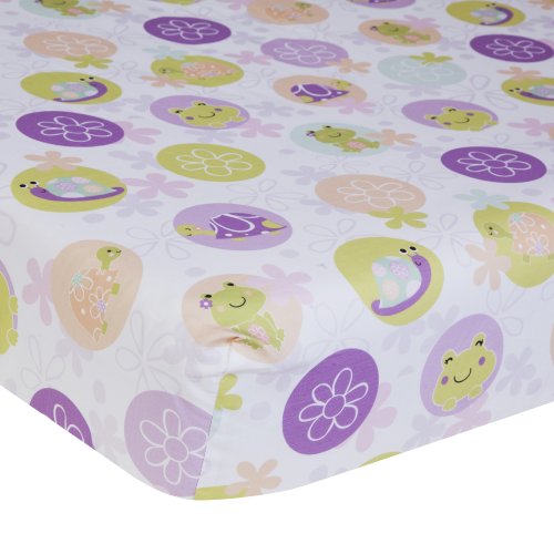 Lambs & Ivy Crib Fitted Sheet, Yoo-Hoo