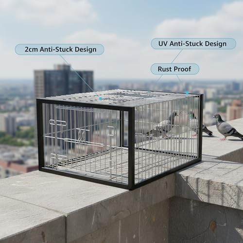 Piège à pigeons pour usage domestique extérieur sur terrasse - 4