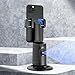 Ai-Powered Fully Automatic Tracking Phone Gimbal, Ai Follow Shot 360° Rotation Auto Face Tracking Tripod, Stainless Steel Rod Stand Circular Base with Remote and Gesture Control for All Platforms (F#)
