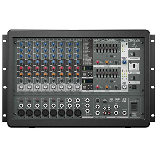 Behringer Europower PMP1680S 1600-Watt 10-Channel Powered Mixer