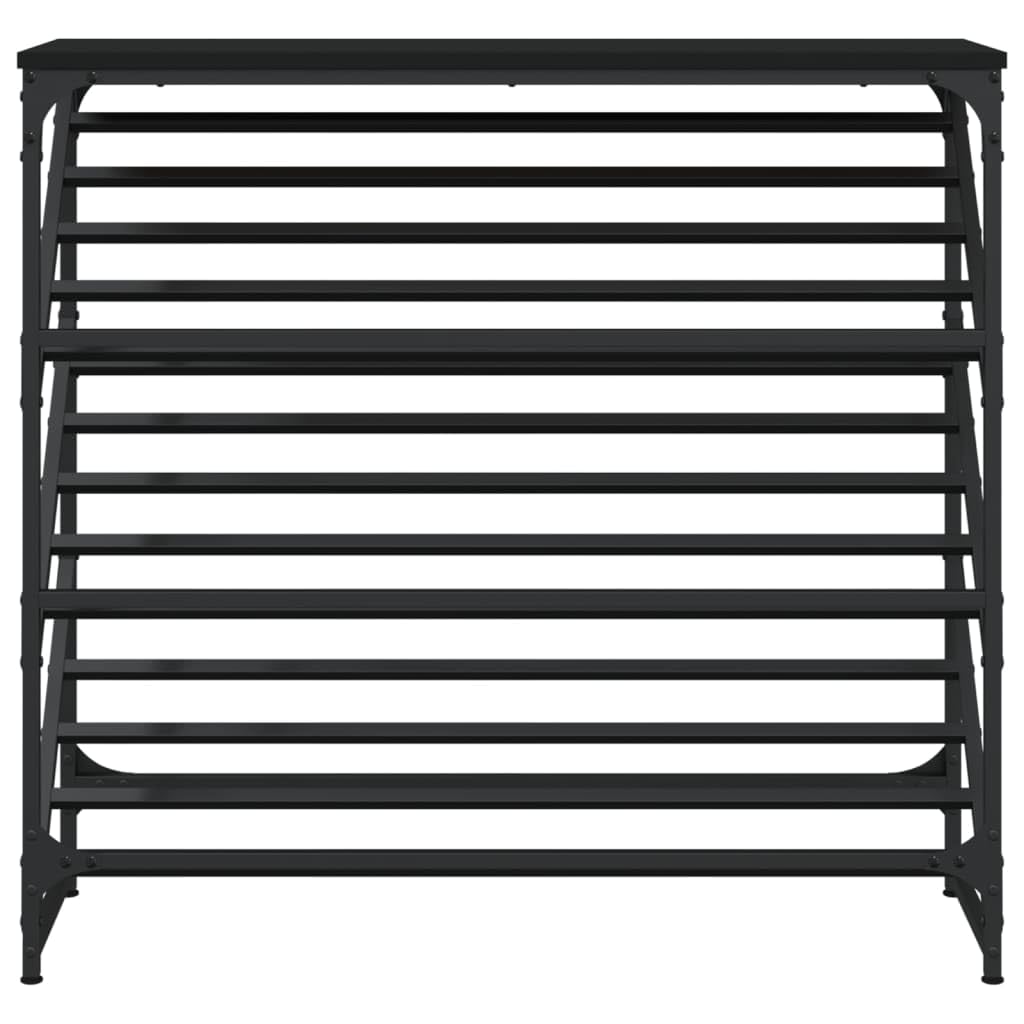 Zapatero 90x30x85 cm Negro