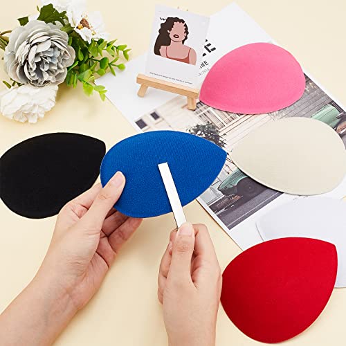 FINGERINSPIRE 6 Colors Teardrop Fascinator Hat Base 12.7x10cm EVA Millinery Base Cocktail Hats Making Base - Image 3