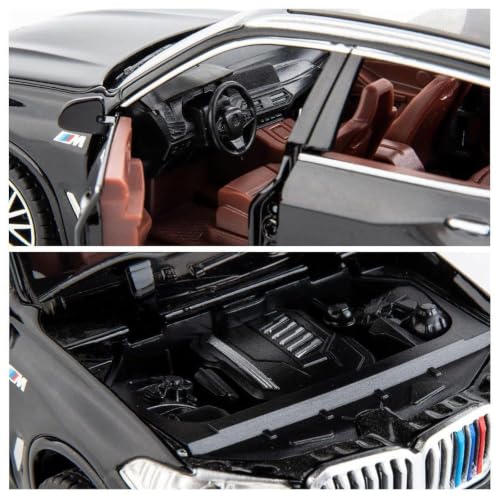 Image of Umadiya X5 SUV Car 1:32 Scale Model Car Exclusive Alloy Metal Pull Back Die-cast Diecast Metal Pullback Toy Openable Doors & Light Music Best Gifts Toys Kids【Colors as Per Stock】