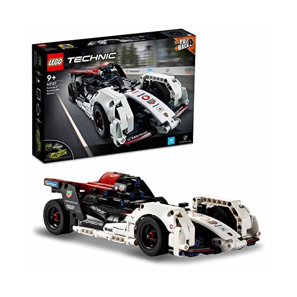 LEGO 42137 Technic Formula E Porsche 99X Electric, Rennauto für Jungen und Mädchen, Modellauto-Bausatz, Spielzeugauto…
