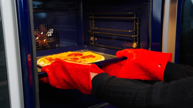 Kochblume Handschuh | Hitzeschutz | Premium-Silikon | Hitzebeständig | Spülmaschinenfest