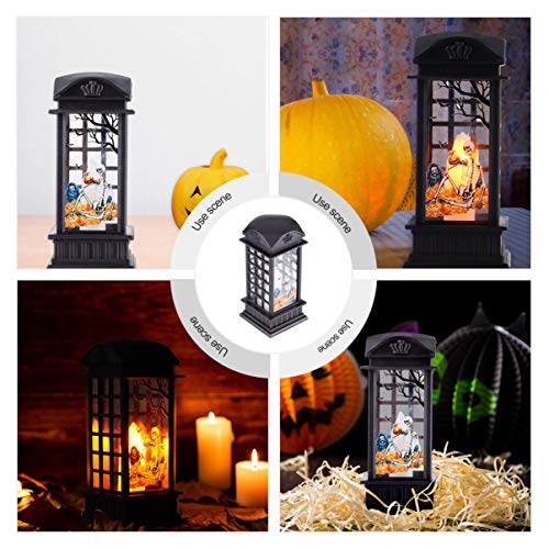 Lanterna de LED para Halloween KESYOO Lanterna Decorativa para Decoração de Halloween Interior Exter