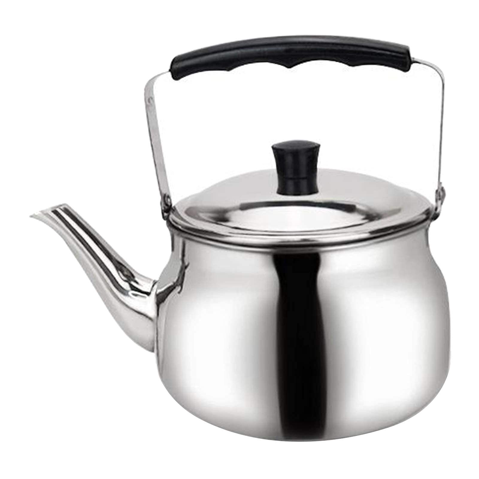 GOTOTOP Bouilloire à Thé Sifflante Théière En Acier Inoxydable Avec Poignée Pour Cuisinière