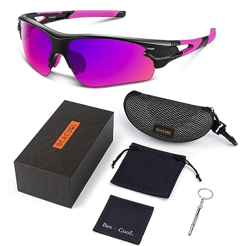 Lentes de sol deportivos polarizados, protección UV 400, perfectos para béisbol, ciclismo, pesca, correr, golf, lentes TAC