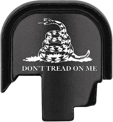 TOFEIC Placa trasera de aluminio grabada con láser para Smith & Wesson M&P Shield 0.354in.40 S&W Subcompactos, elige el diseño