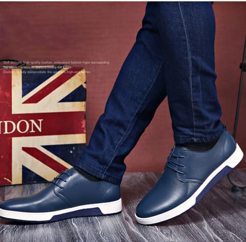 Men's Comfortable Casual Formal Oxford Shoes Business Formal Lace-up Casual Leather Shoes Fashionable Simple Style Casual Shoes2