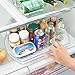 FIRJOY Lazy Susan Turntable for Refrigerator, Square Turntable Organizer for Fridge Cabinet, Pantry, Countertop | 16.5