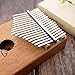Kalimba 17 Keys Thumb Finger Piano - Mbira - Solid Mahogany and Portable with Carrying Bag and Instructions