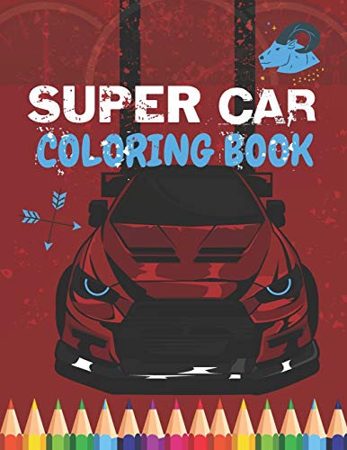 Super Car Coloring Book: Ultimate Exotic Luxury Cars Sport Amazing Designs Perfect For Kids 8-12 image 3
