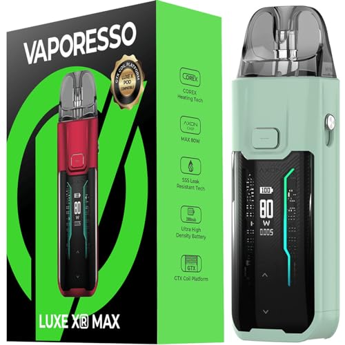 Vaporesso luxe XR Max Kit vaporisateur DTL / MTL 5ml pour nacelle luxe X / XR et plateforme GTX Coil sans nicotine et sans liquide