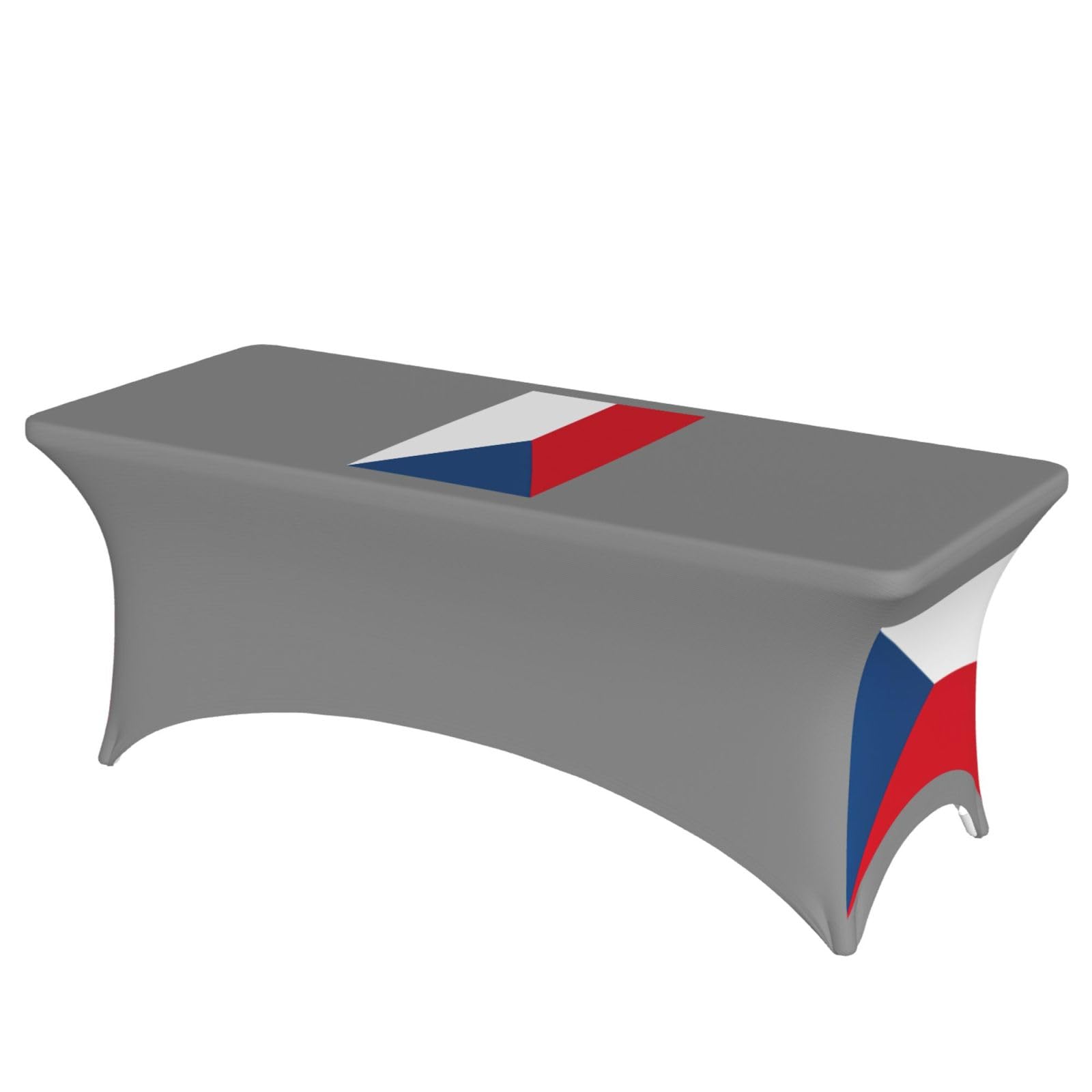 PPHGUT Flag Of The Czech Republic Print Rectangular Tablecloth Dining Party Home Office Wedding Outdoor Events Table Cover