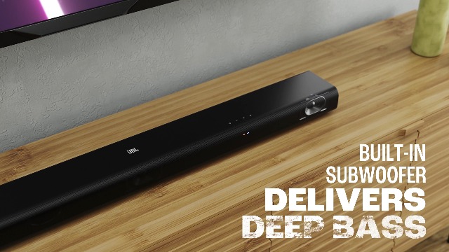 スピーカー・ウーファー JBL CINEMA SB510 JBL Cinema SB510, Dolby Audio Soundbar with Built-in Subwoofer for