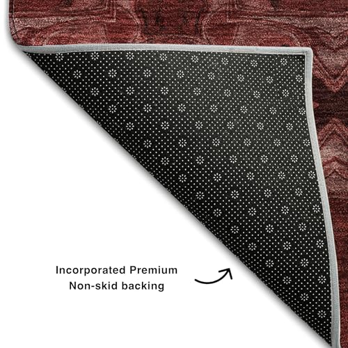 Tapete Addison Rugs Mayfield Burgundy 5' x 7'6" miniatura 4