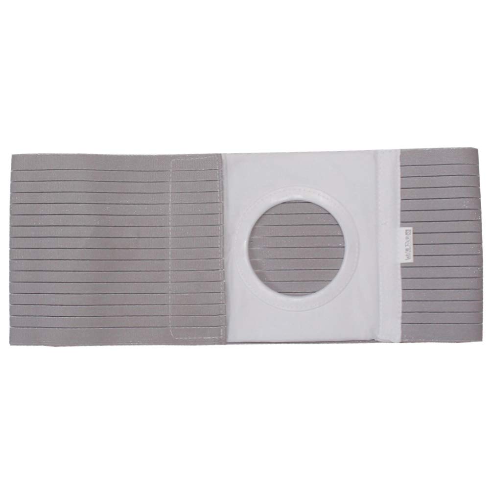 IULAEF Ostomy Hernia Belt Portable Ostomy Belt Waist Support Belt Stoma Support Abdominal Binder Hernia Belt for Ostomy Bag (S Grey)