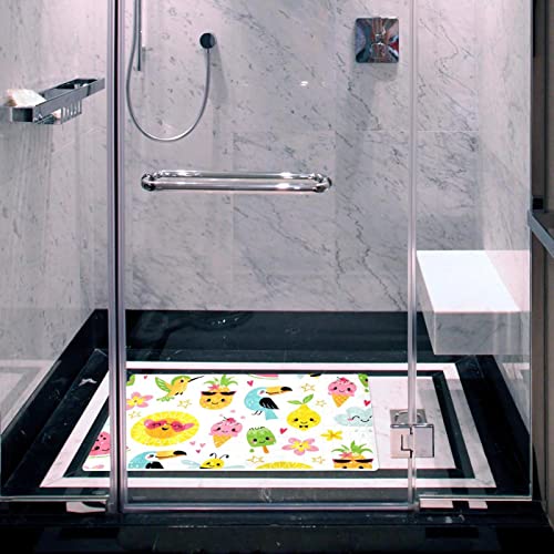 Tapis de douche antidérapant sans latex pour éviter les glissades
