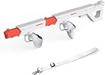 Magnétique VR Support de contrôleur de modèle de mitrailleuse/pistol pour Meta Quest 3S / Quest 3 Poignée Gunstock de libération rapide Support pour Oculus Quest 3S Accessoires de jeu de tir