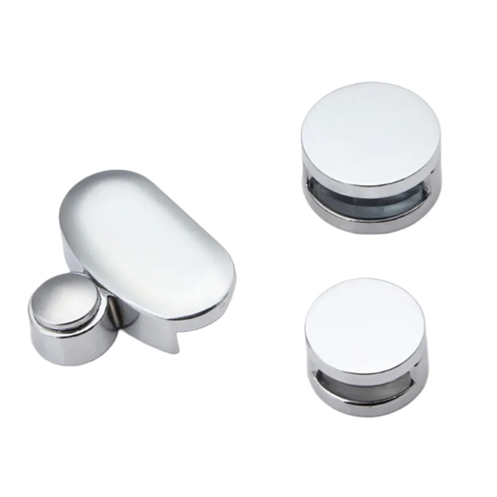 3pcs Zinc Alloy Glass Clamp Fixed Clip(A2)