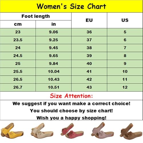 Comfortable Non-Slip Solid Color Open-Toe Wedge Sandals for Women Casual Slip on All Day Walking Thick Sole Comfy Slides(Khaki,US 9)4