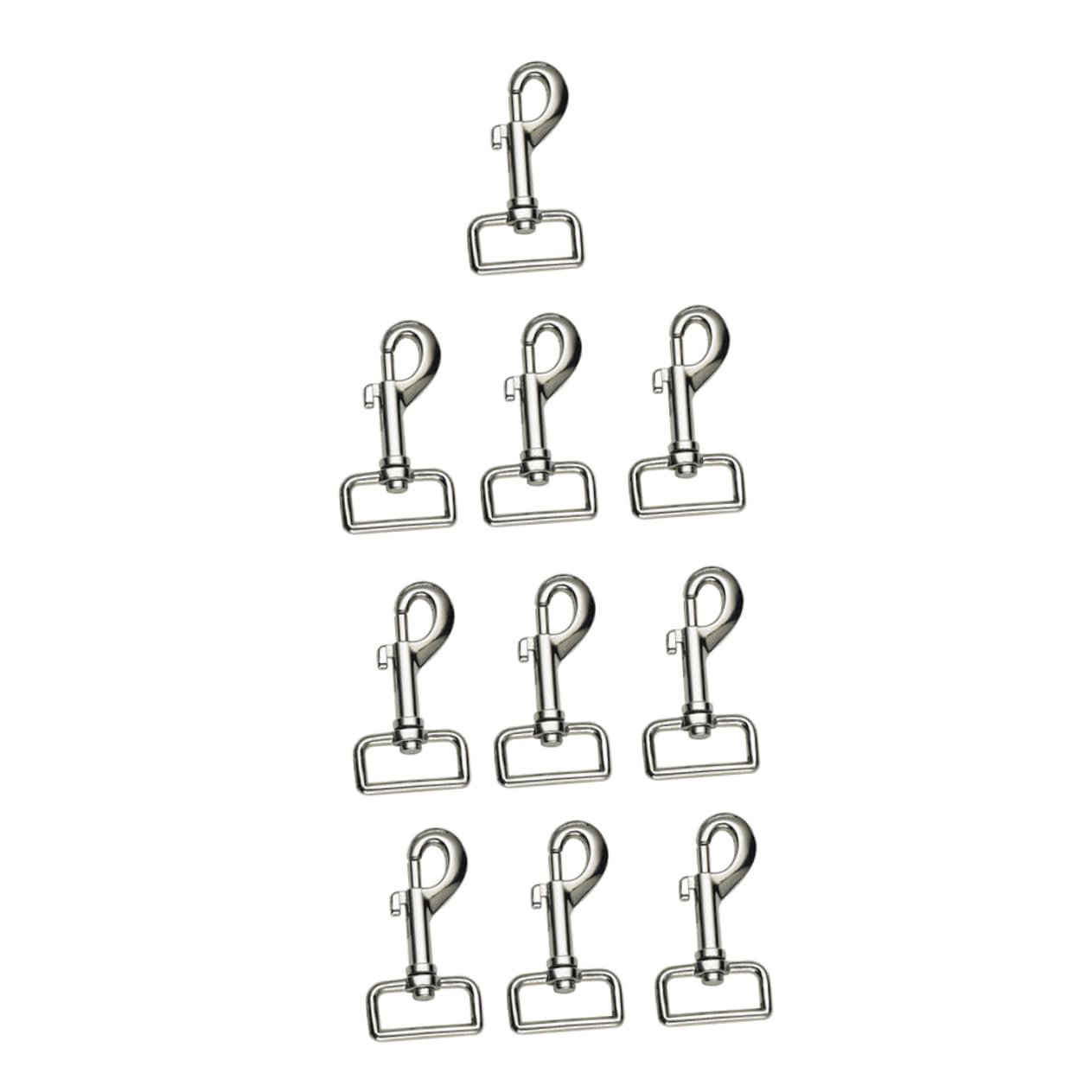 BESPORTBLE 10pcs Pet Leash Buckle Snap Hooks Zinc Alloy Dog Bolt Snap Clip for Heavy Duty Use