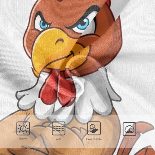 Cartoon Angry Chicken White Girls Underwear Toddler 2t Cotton Panties Little Girl Fancy Briefs Undies Kids3