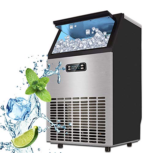 Fabricadora portátil de hielo 121 lbs/24h acero inox miniatura 1