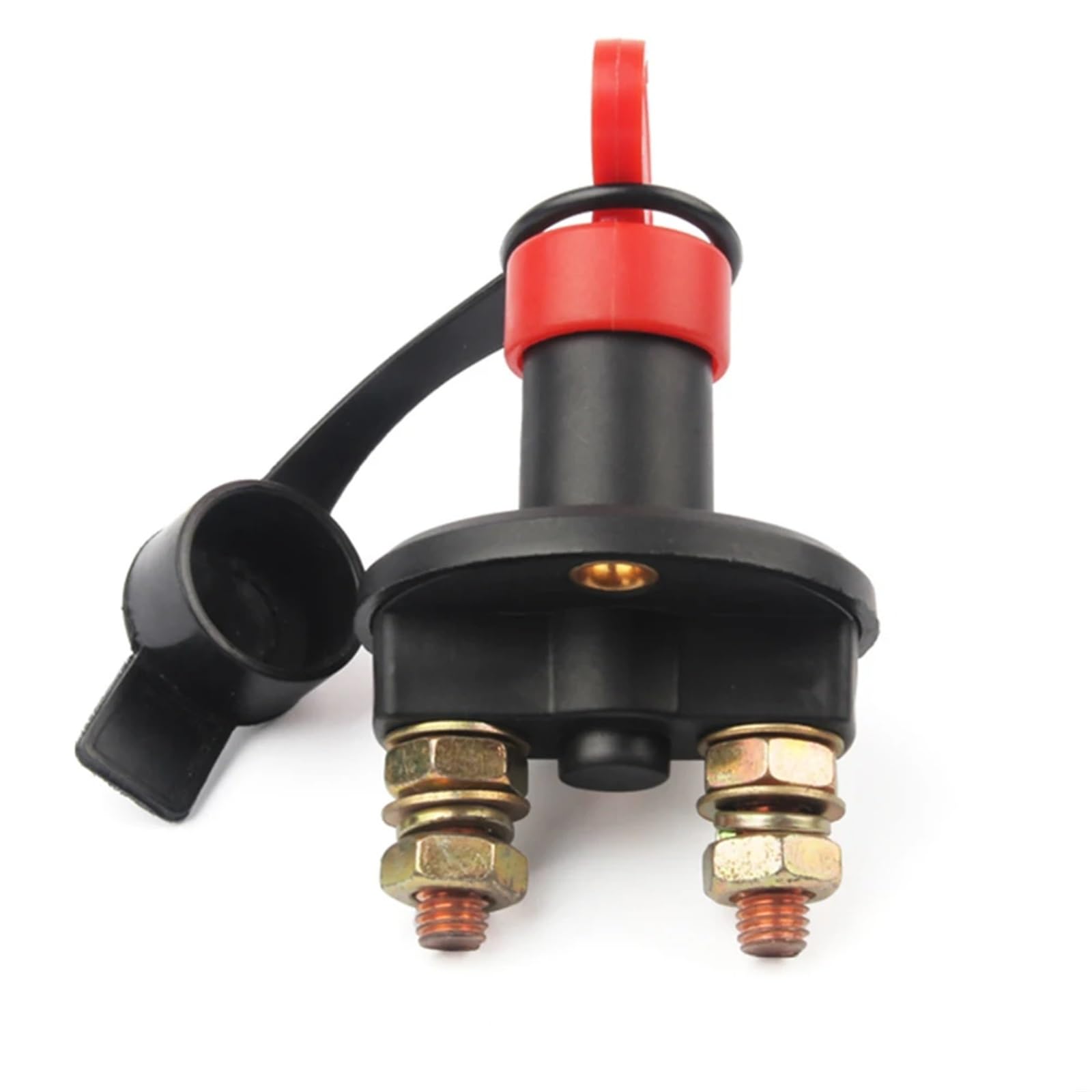 Desconectador de batería universal de 12 V, interruptor giratorio de perilla de corte de energía for auto, camión, barco, vehículo, furgoneta(2 Holes)