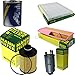Produktbild QR-Parts Set 85517281 CU 2243 WK 853/20 9900 C 3877/1 HU 712/11 x Original MANN-Filter Inspektionspaket SCT Motor Flush Motorspülung 11590624