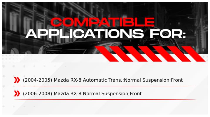 Image of R1 Concepts Front Brake Kit Fits 2004-2005 Mazda RX-8 Automatic Transmission Normal Suspension; 2006-2008 Mazda RX-8 Normal Suspension| Optimum Oep Pads, Drilled Slotted Rotors| Hardware| 11.9 inch Front